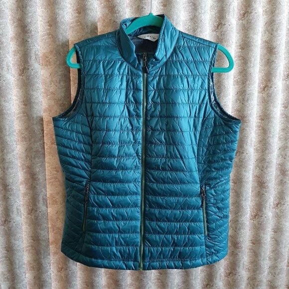 Stuffable teal Orvis vest size Medium - Picture 1 of 4